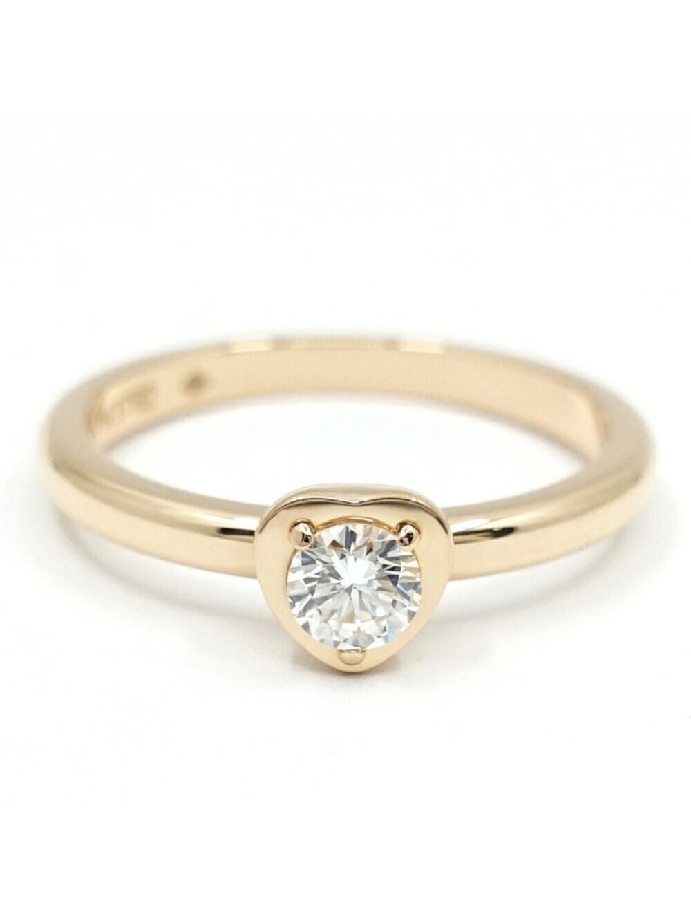 Cartier 18k Pink Gold Diamond Ring